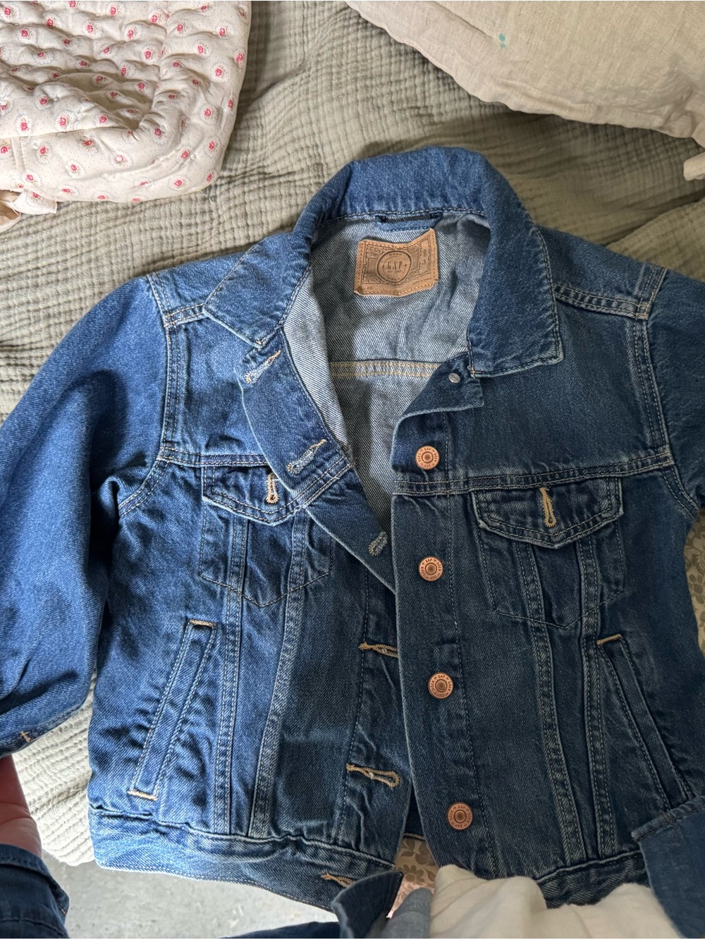 Kids Blue Denim Jean Jacket - Classic Trucker Style